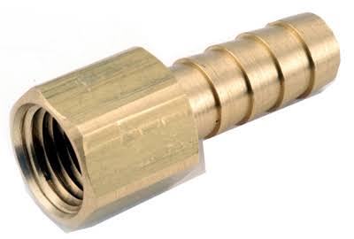 Anderson Metals Barb Insert Fitting - 1/2"x1/2", Brass