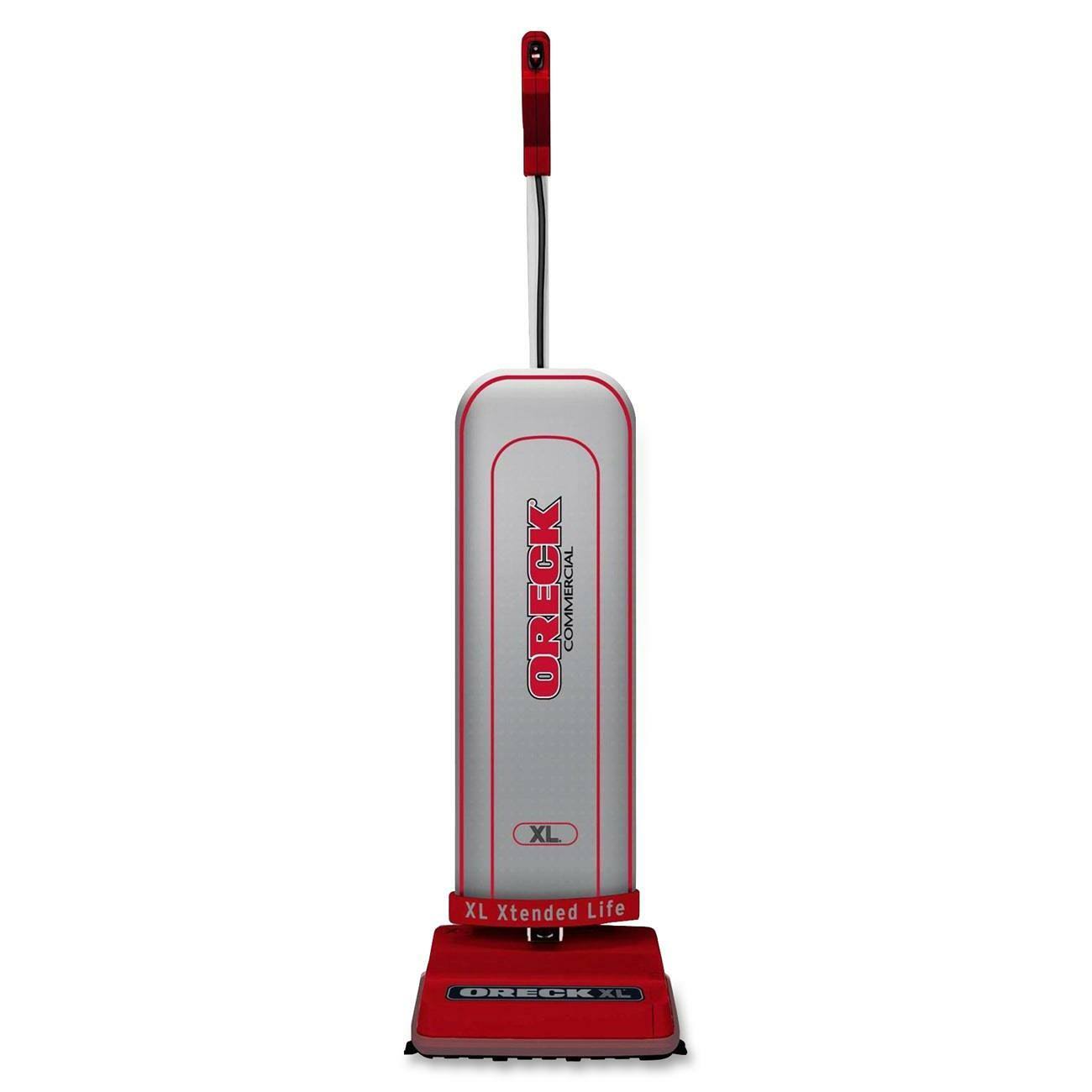 Oreck Commercial Upright Vacuum - Red/Gray, 120V, 12"