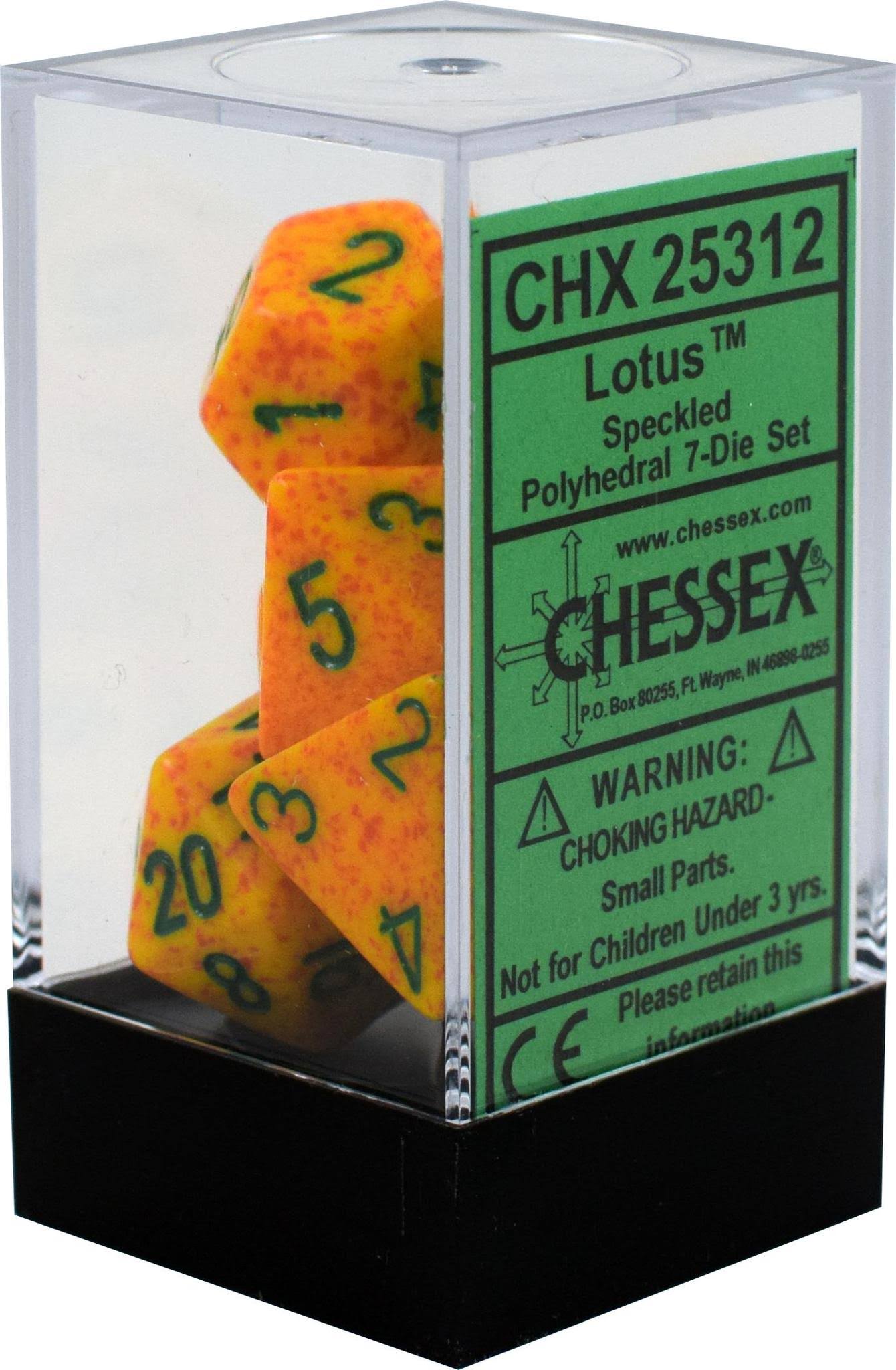 Chessex - 7 die Set - Speckled - Lotus