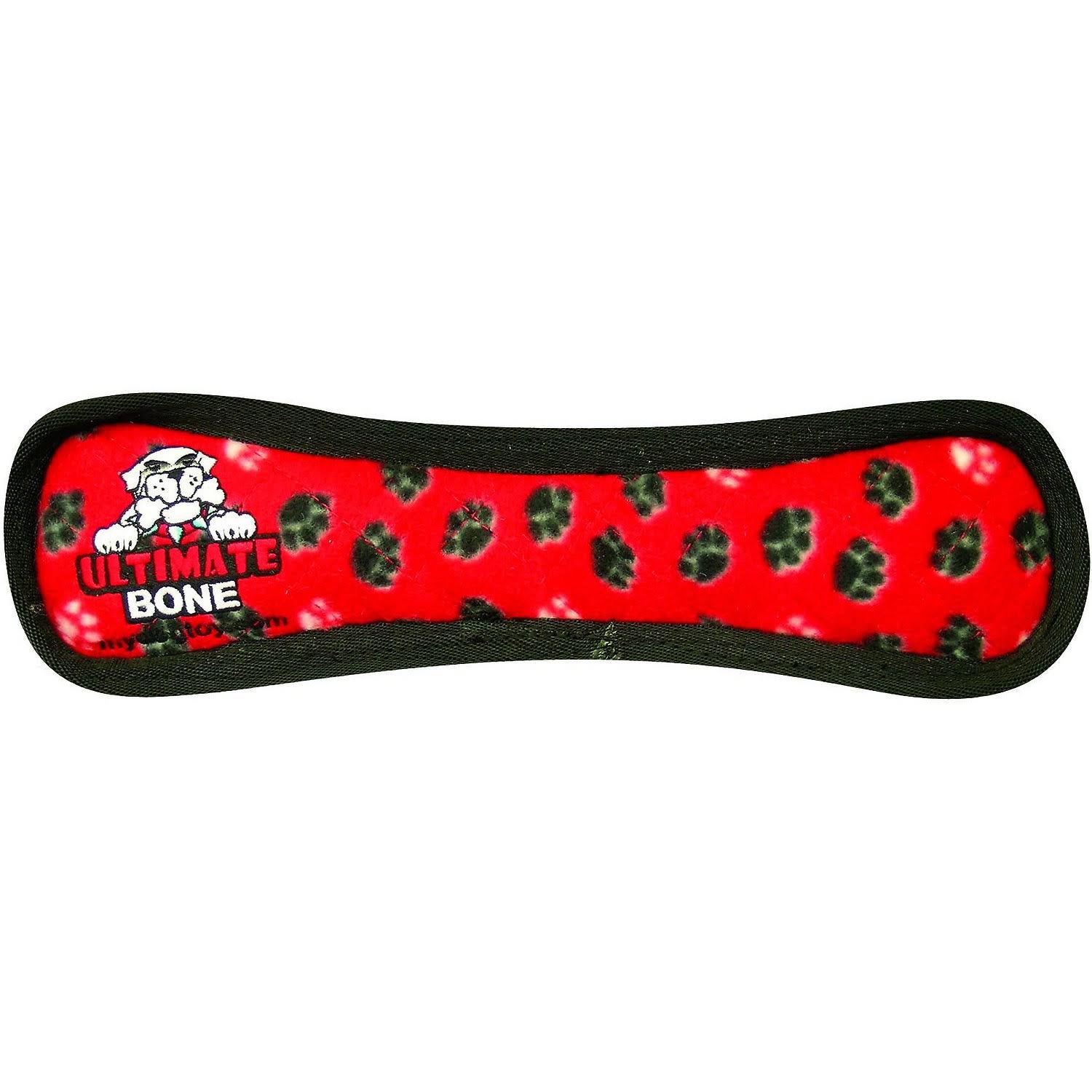 Tuffy Ultimate Bone Dog Toy - Red