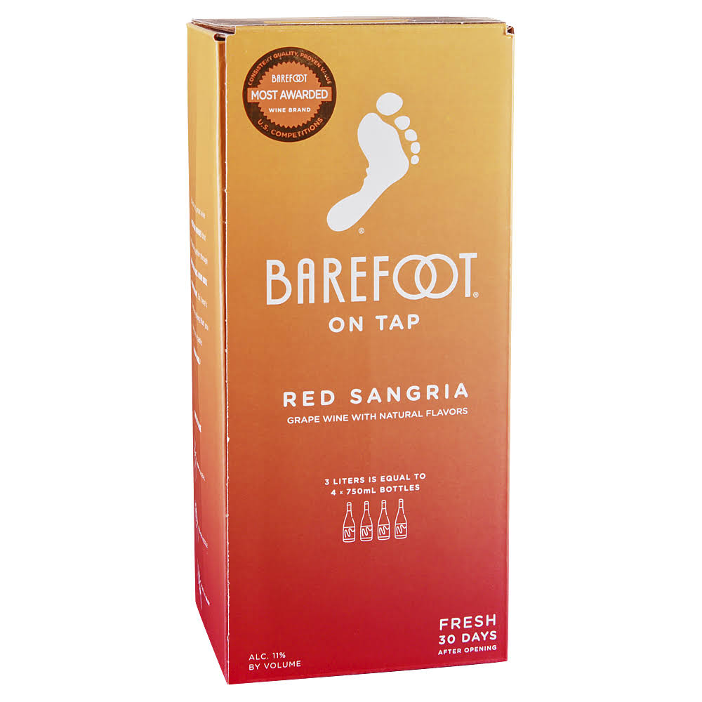 Barefoot Red Sangria 3.0L