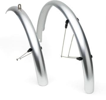 Electra Townie Plastic Fenders - Silver