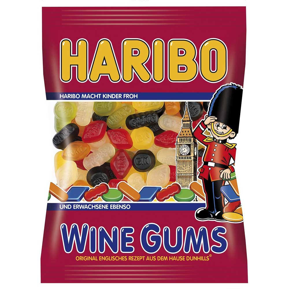 Haribo Wine Gums Gummy Candy - 200g