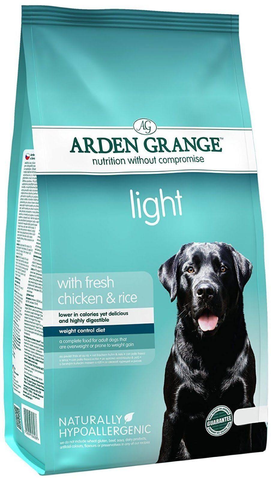 Arden Grange Light Dog Food - Fresh Chicken & Rice, 12kg