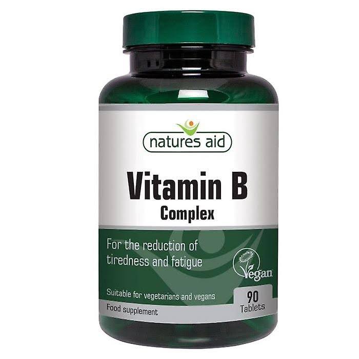 Natures Aid Vitamin B Complex Food Supplement - 90 Tablets