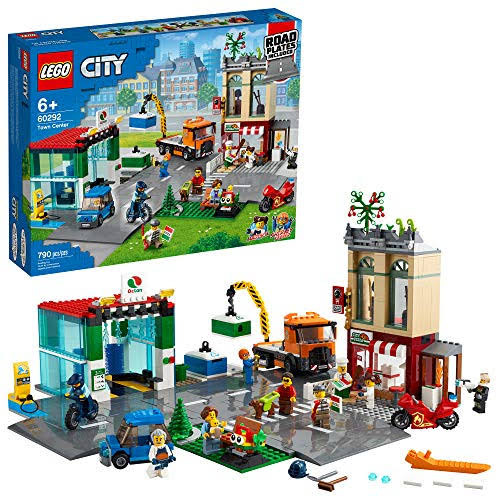 LEGO City Town Center 60292 Building Kit Cool Building Toy for Kids
