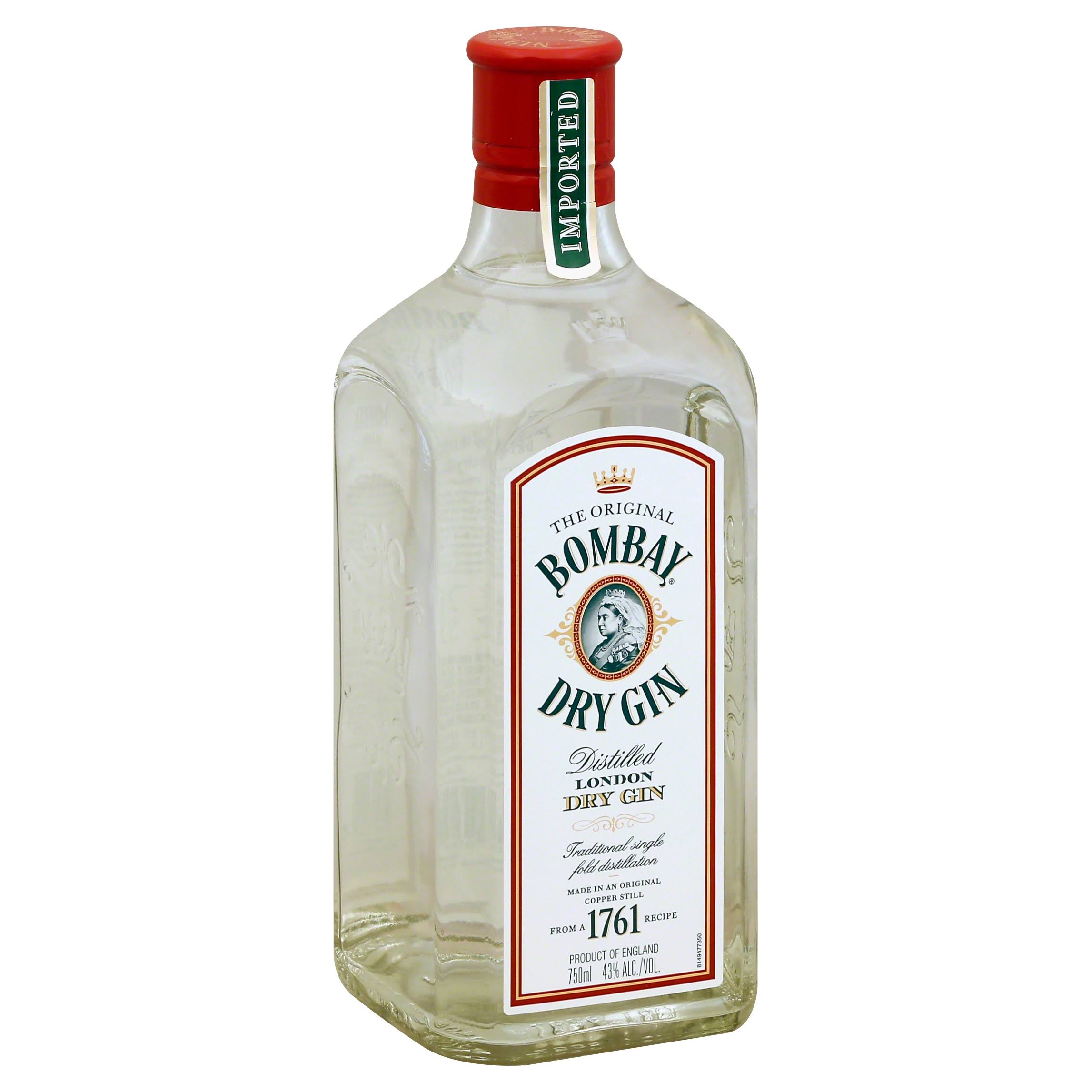 Bombay Gin, London Dry, Distilled - 750 ml