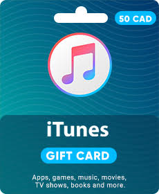 iTunes Gift Card 50 CAD CA