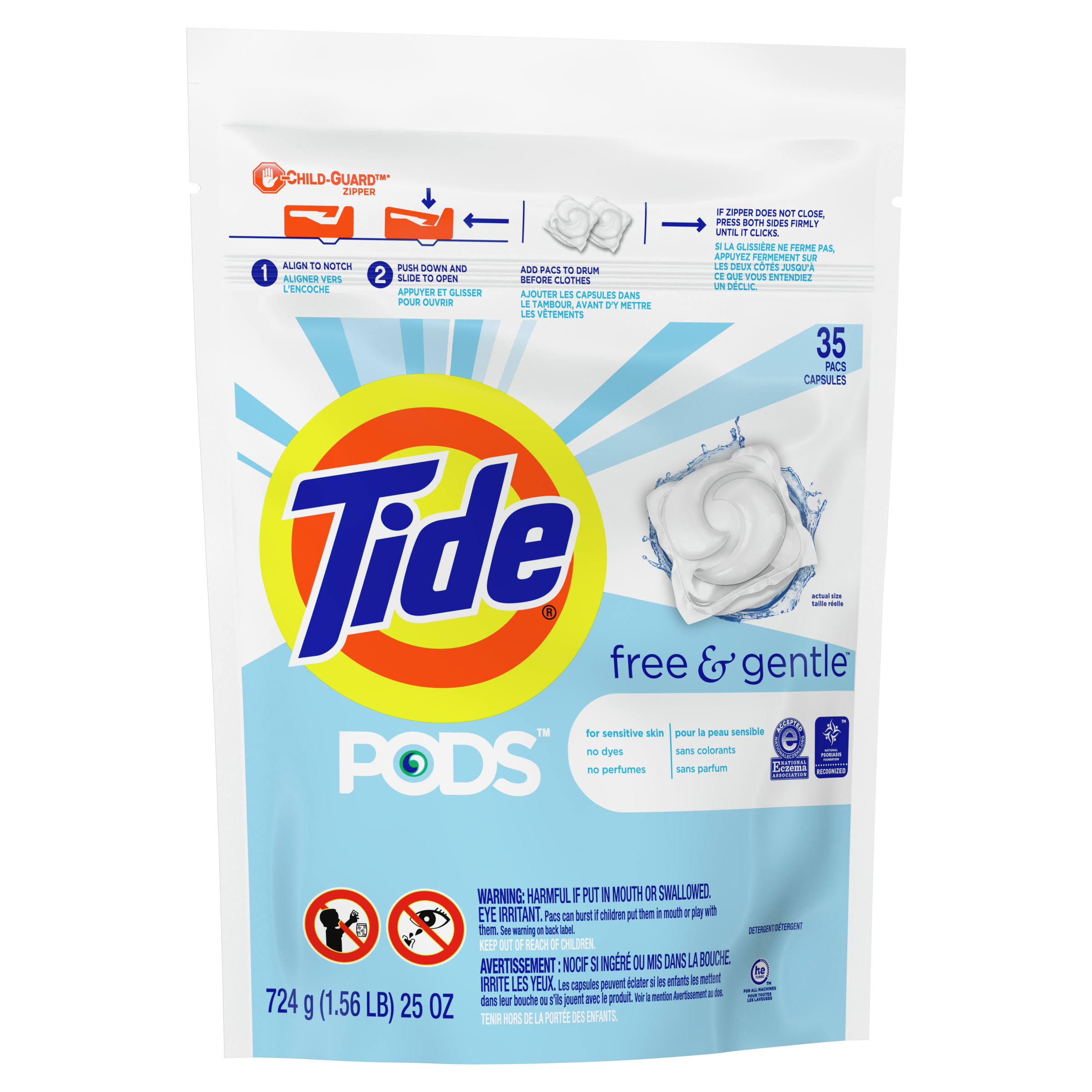 Tide Pods & Gentle Laundry Detergent - 35 Capsules