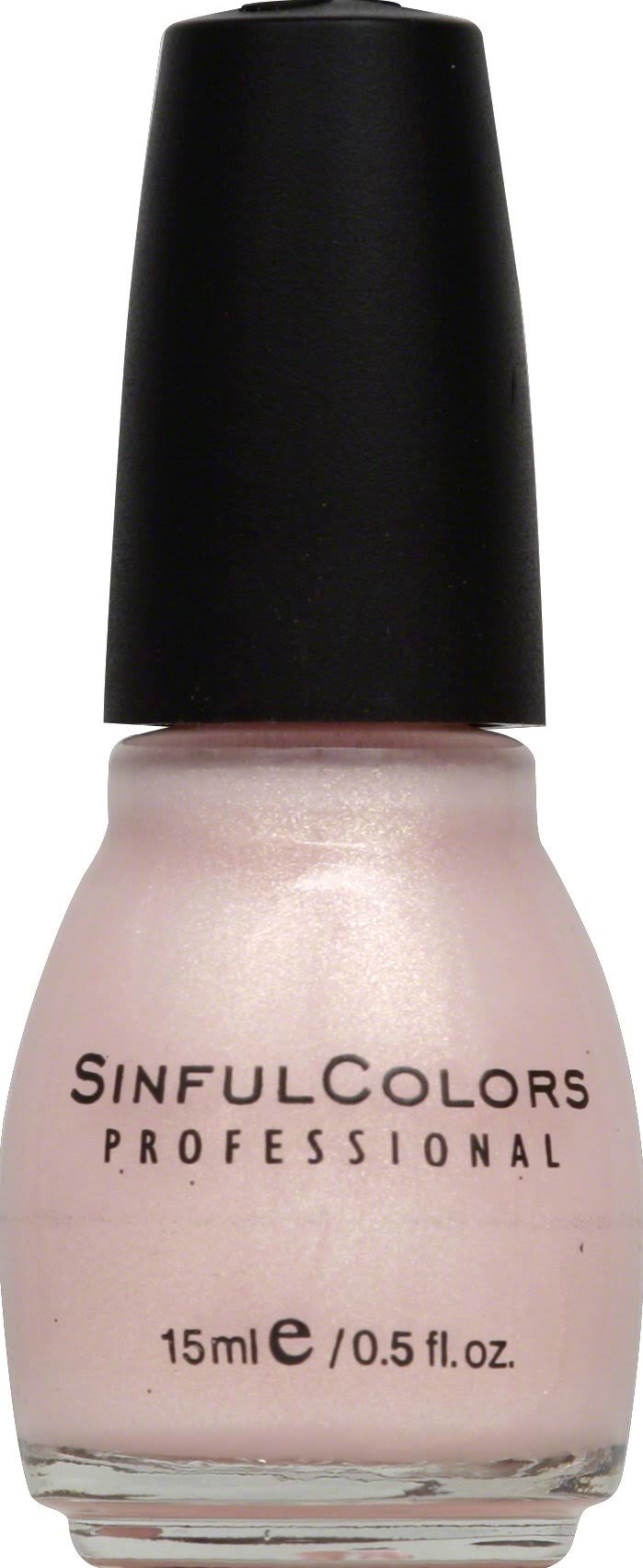 Sinful Colors Professional Nail Polish Enamel, Glass Pink [376] 0.50 o