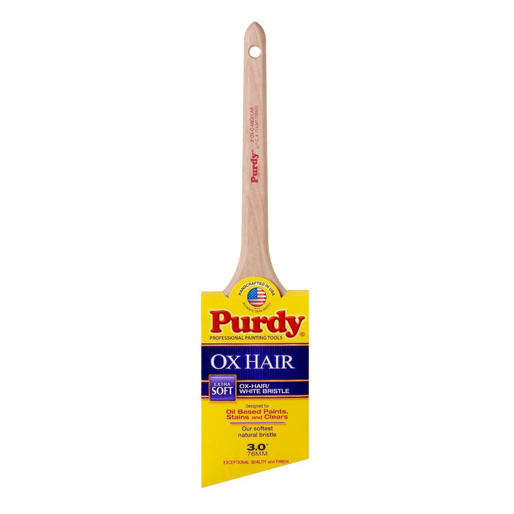 Purdy Trim Angular Paint Brush - Ox Hair, 3"
