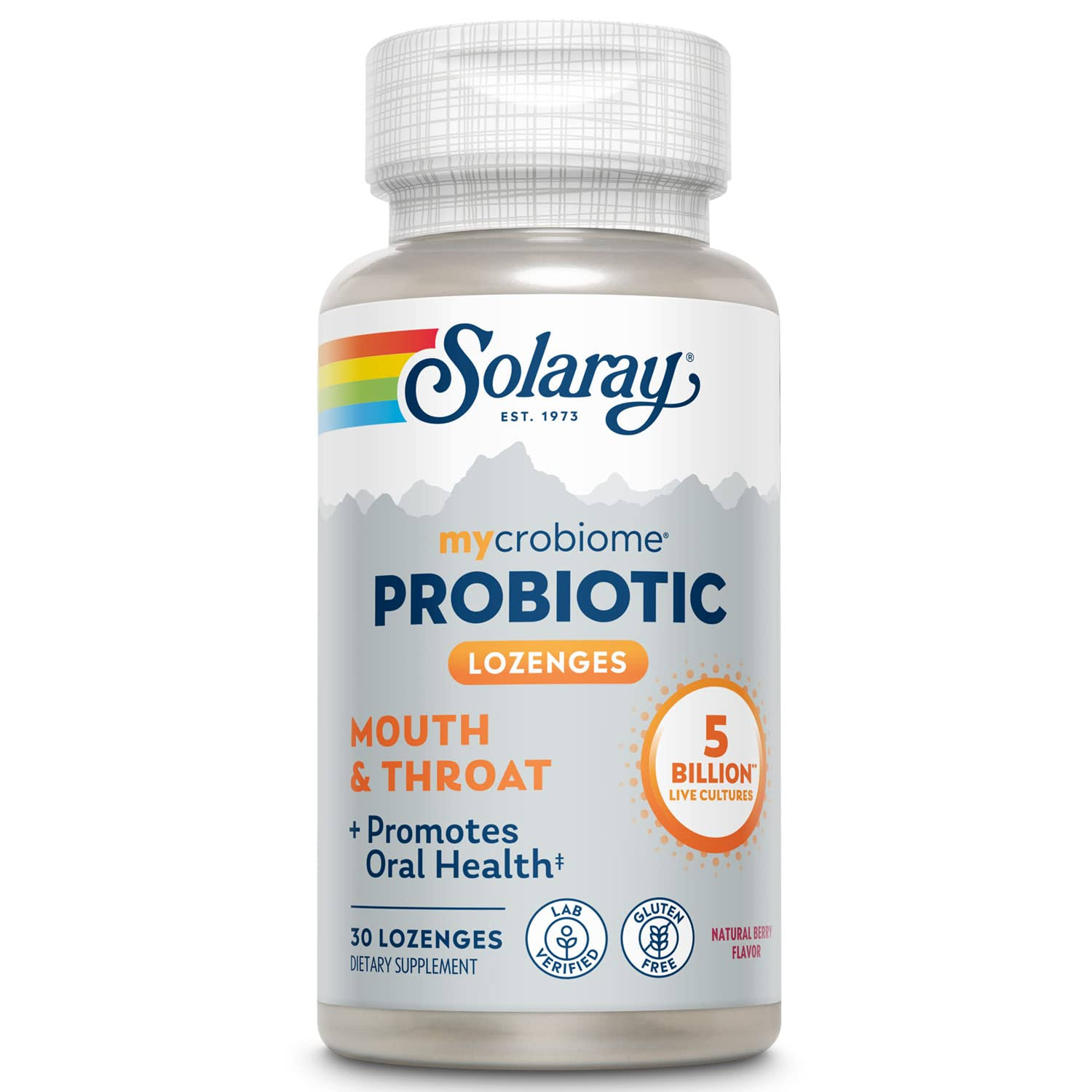 Solaray Mycrobiome Probiotic Mouth & Throat 30 Lozenges