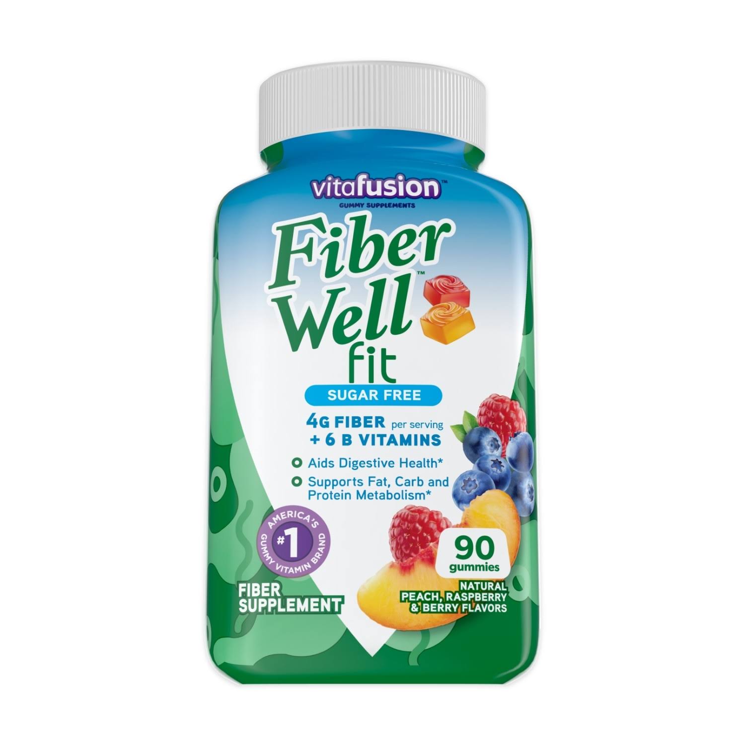 Vitafusion Fibre Well Fit Gummies Supplement - 90ct