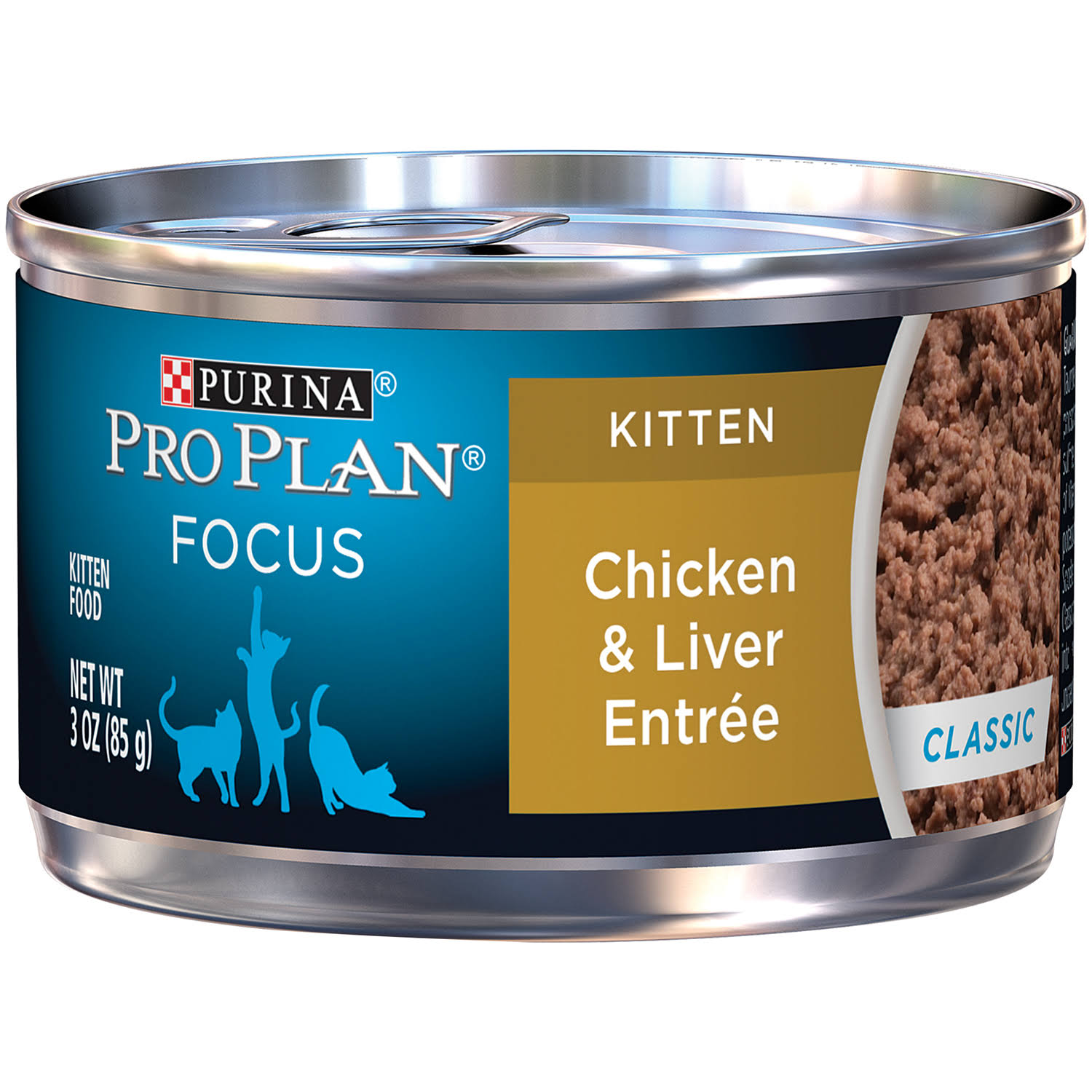 Pro Plan Kitten Canned Food - Chicken and Liver Entree, 3oz
