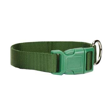 Casual Canine Nylon Dog Collar - Green - 18-26" Length