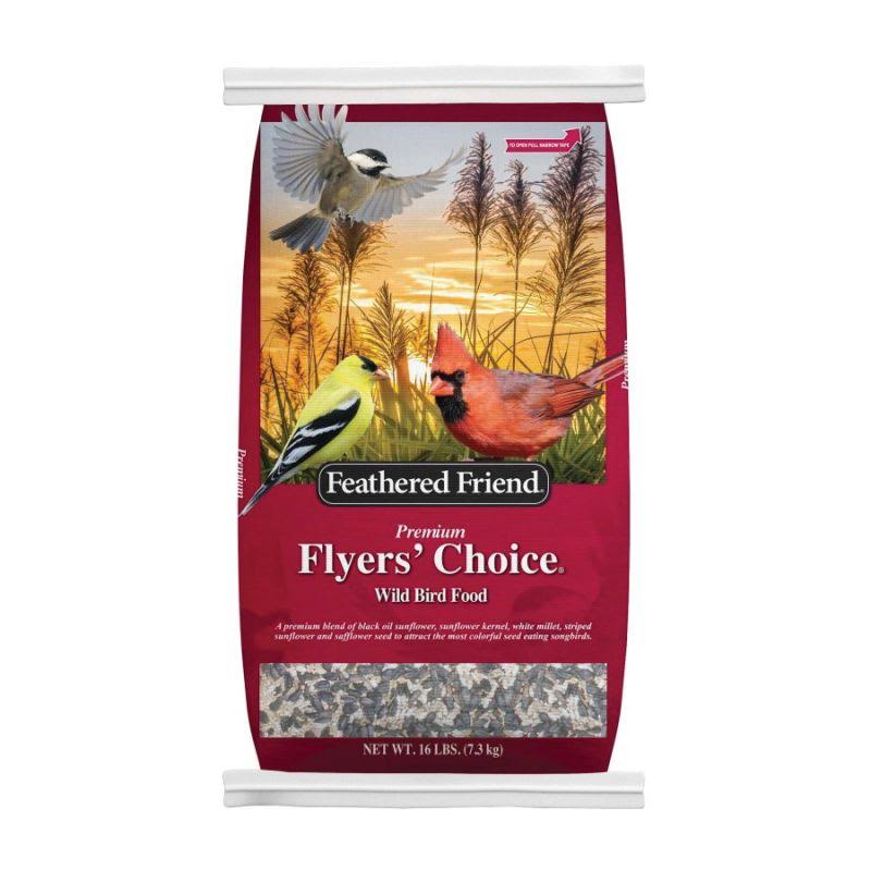Feathered Friend Flyers' Choice Wild Bird Food 16-Lb. Bag 14163