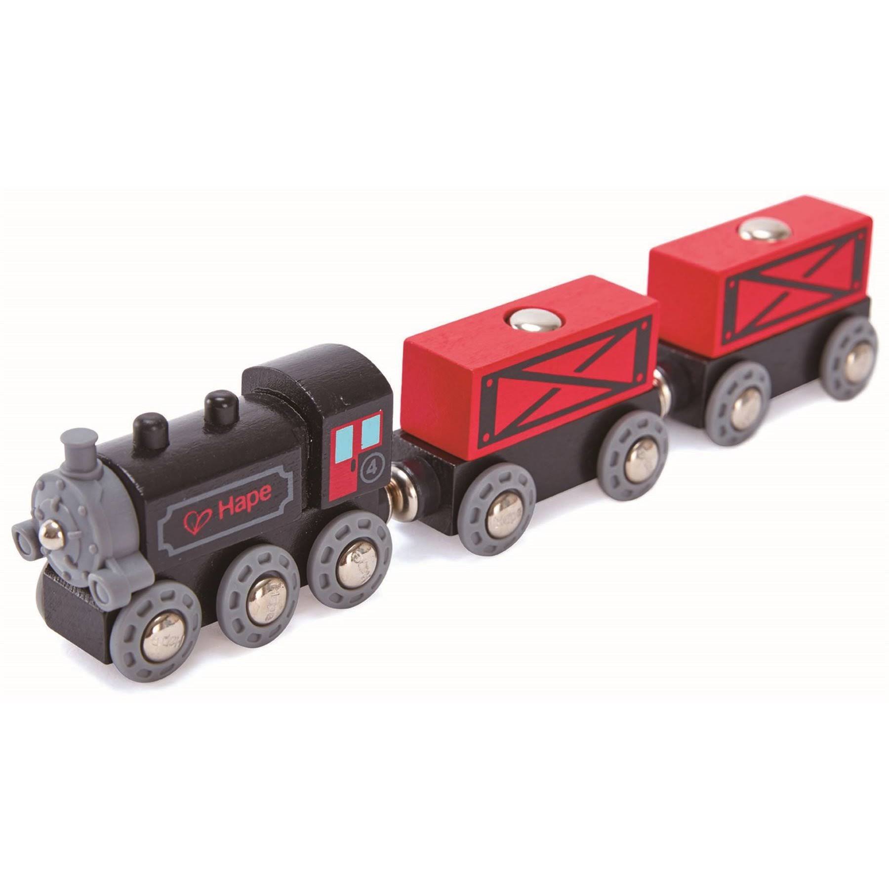 Hape Steam-era Freight Train Toy