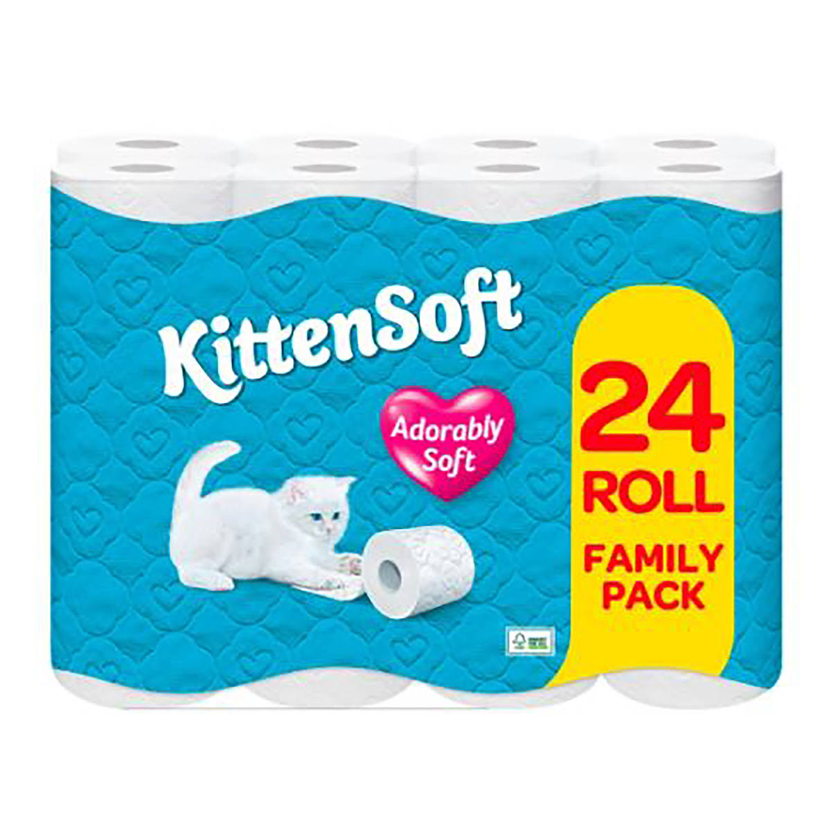 KittenSoft Adorably Soft Toilet Rolls - 24pk