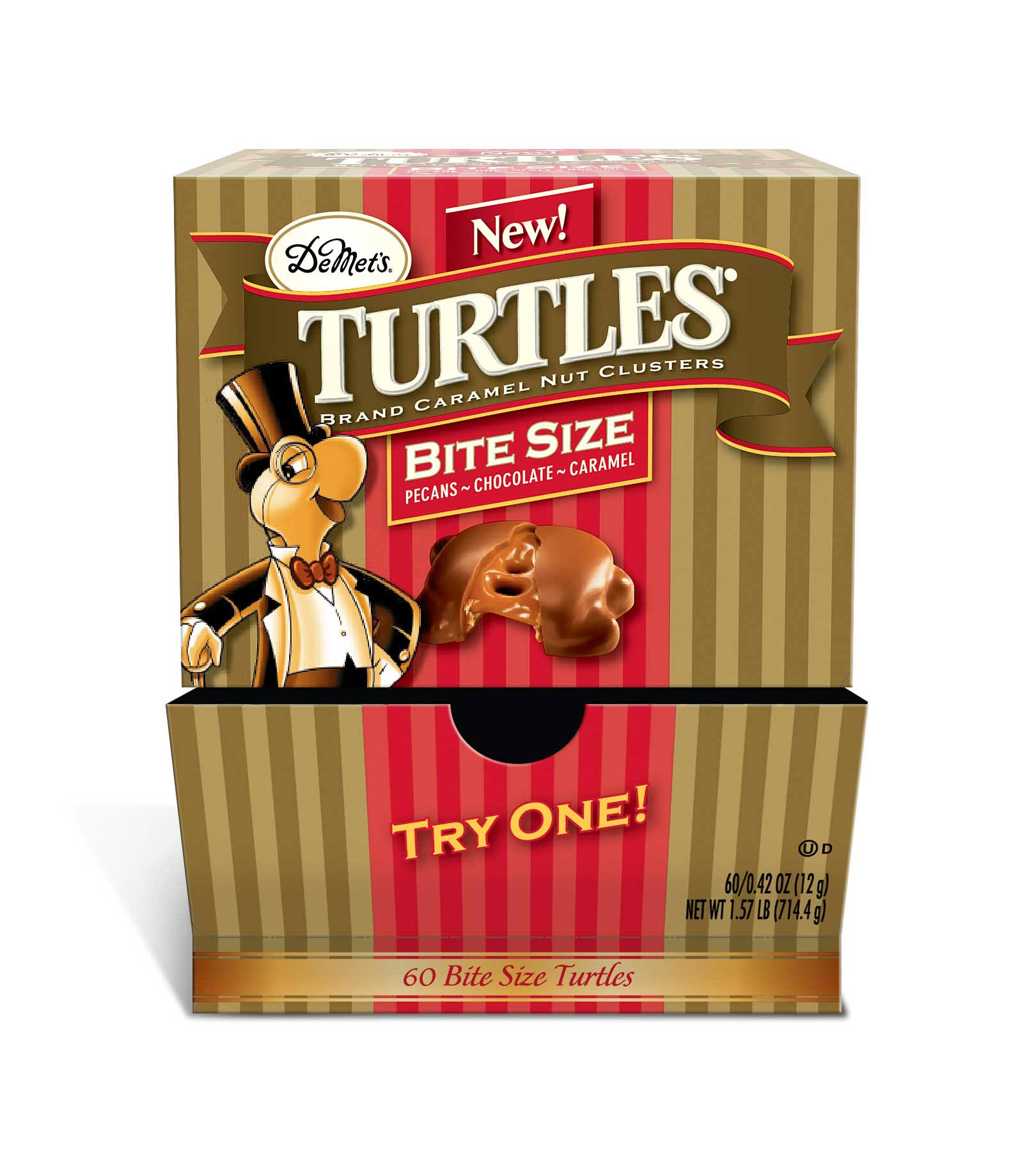 Demet's Turtles Original Bite - 0.42oz