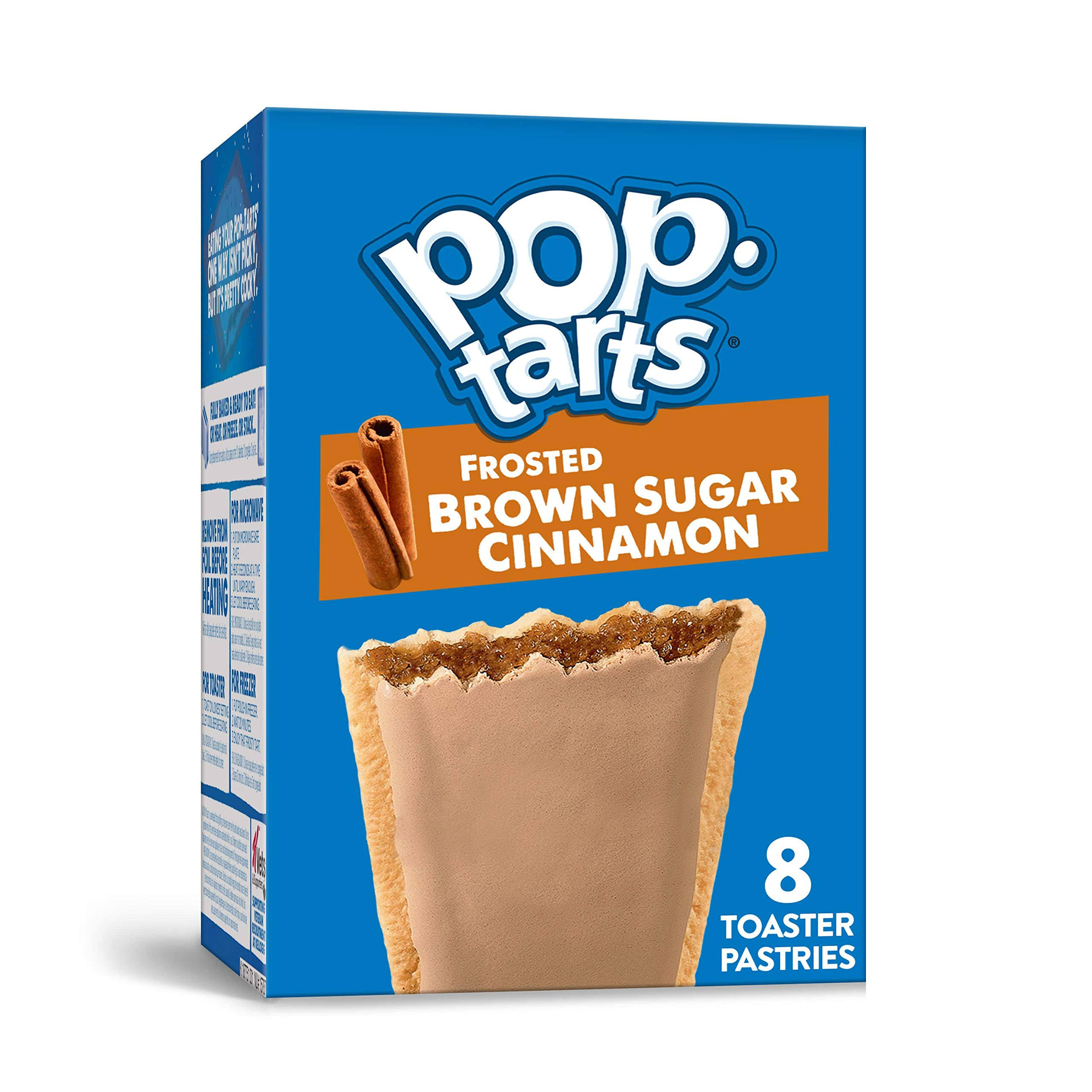 Pop-Tarts Toaster Pastries - Frosted Brown Sugar Cinnamon, 8 Toaster Pastries, 397g