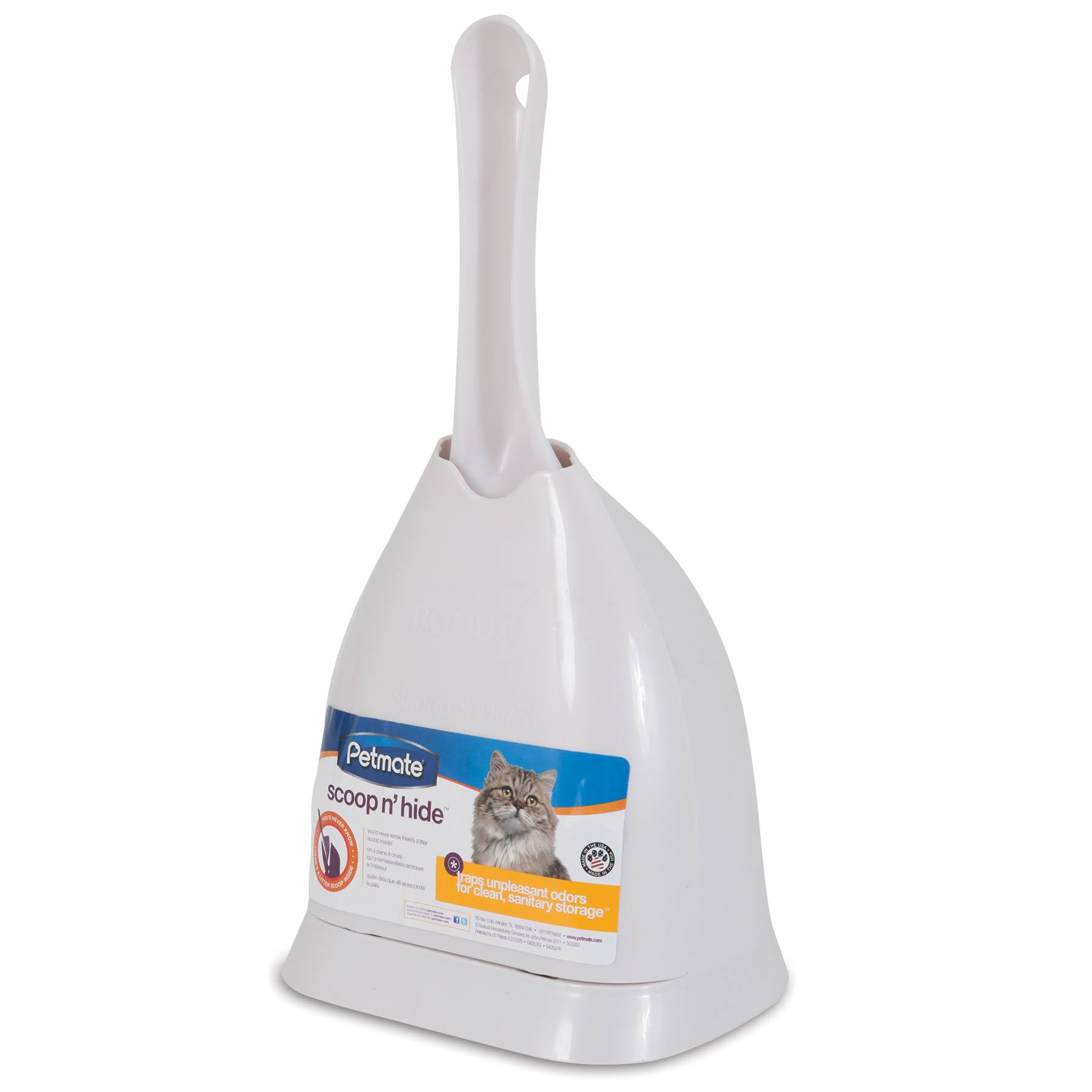 Dosckocil Petmate Litter Scoop and Hide - Pearl