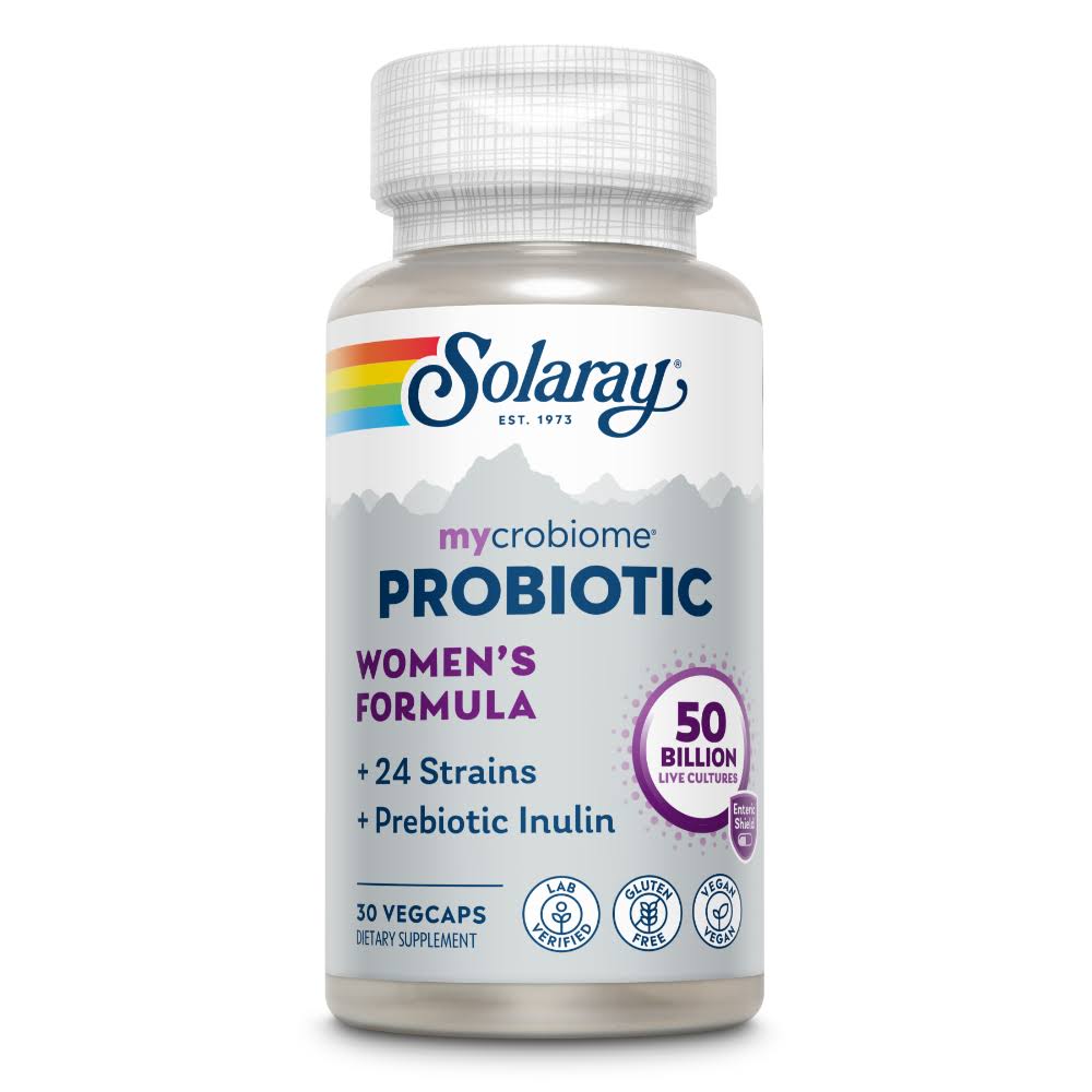 Solaray Mycrobiome Probiotic Women's Formula 50 Billion 30 Enteric VegCaps