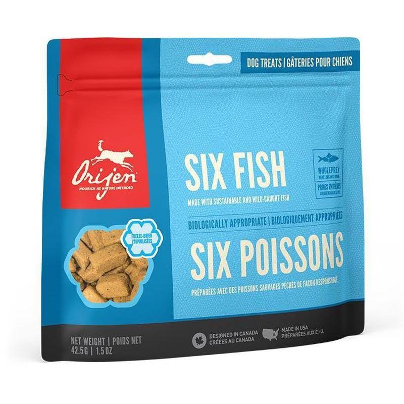 Orijen Six Fish Freeze-Dried Dog Treats | 42.5g
