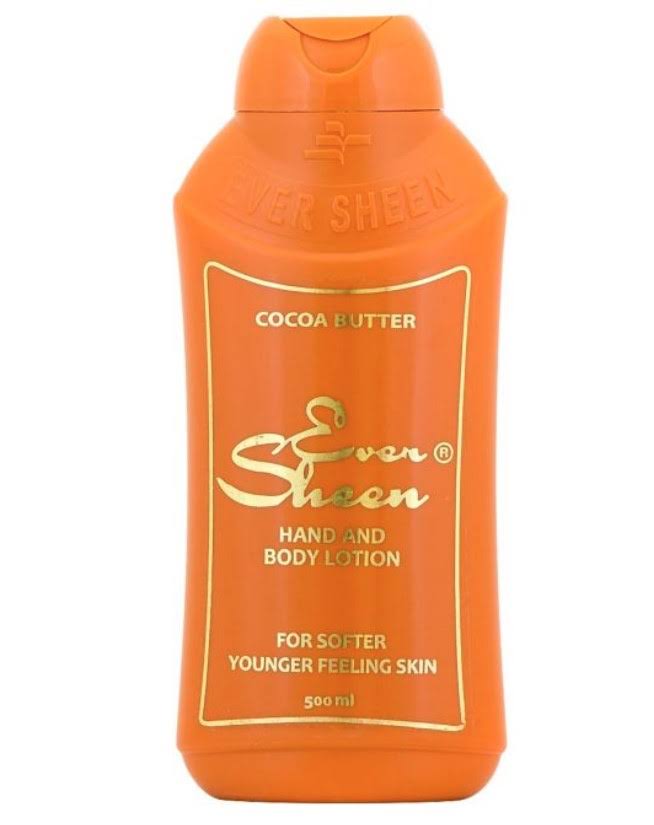 Ever sheen cocoa butter hand and body lotion 16.9 oz