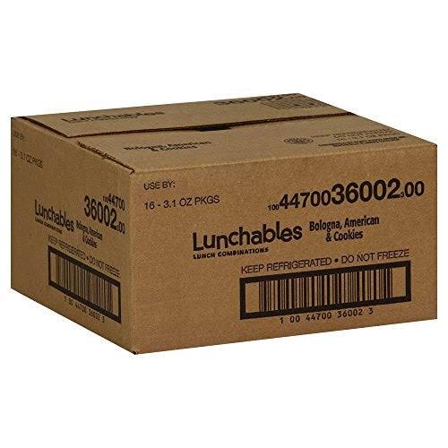 Lunchables Lunch Combinations - 87g, Light Bologna & American Cracker Stackers