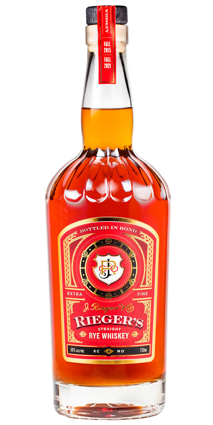 J. Rieger 6yr Bottled in Bond Straight Rye Whiskey - 750ml