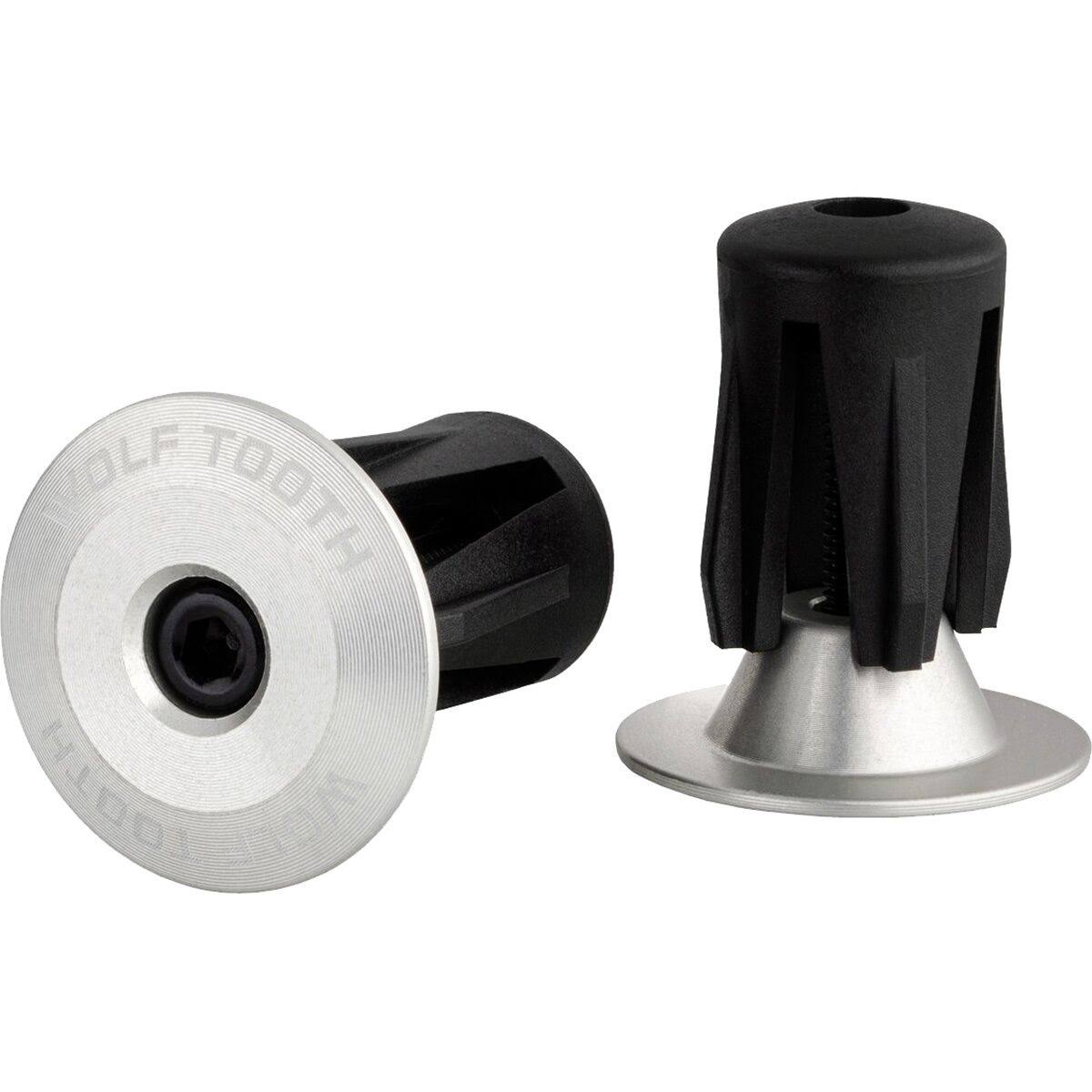 Wolf Tooth Alloy Bar End Plugs - Silver