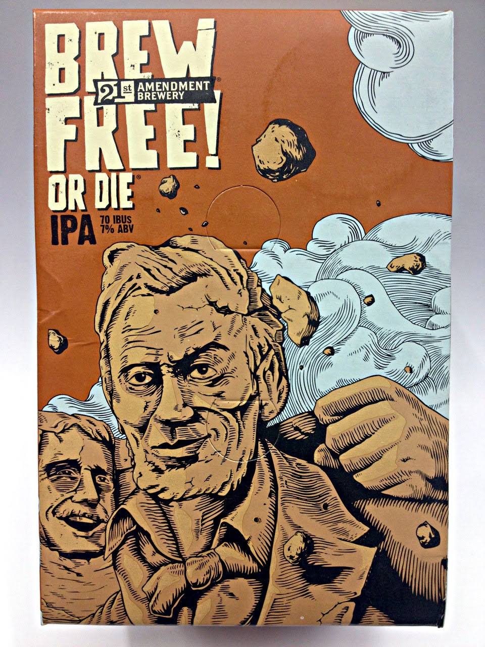 21ST AMMENDMENT BREWERY Ale, India Pale, Brew Free! Or Die IPA - 6 pack, 12 oz cans