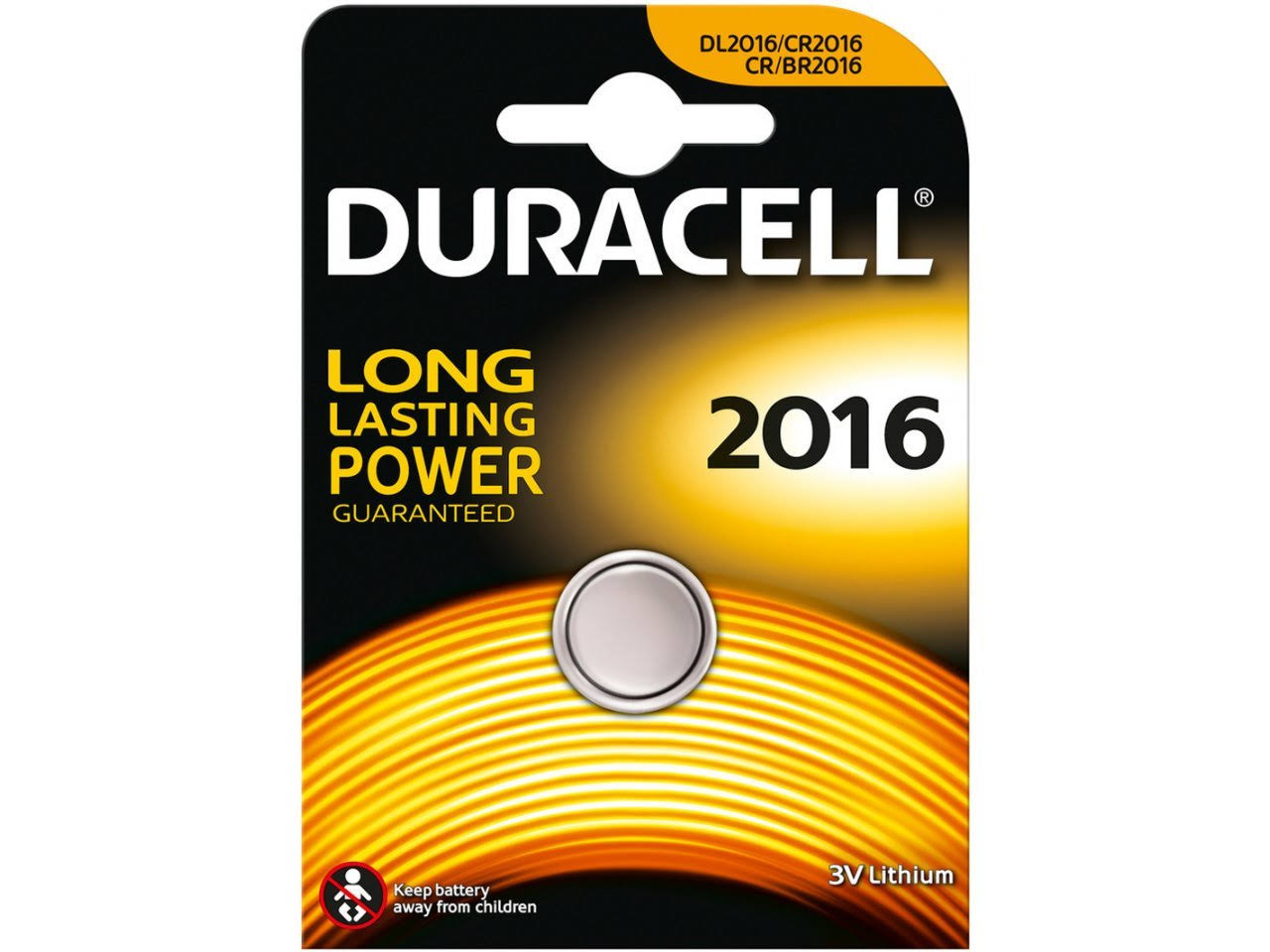 Duracell Electronics 2016 Lithium Battery - 3V