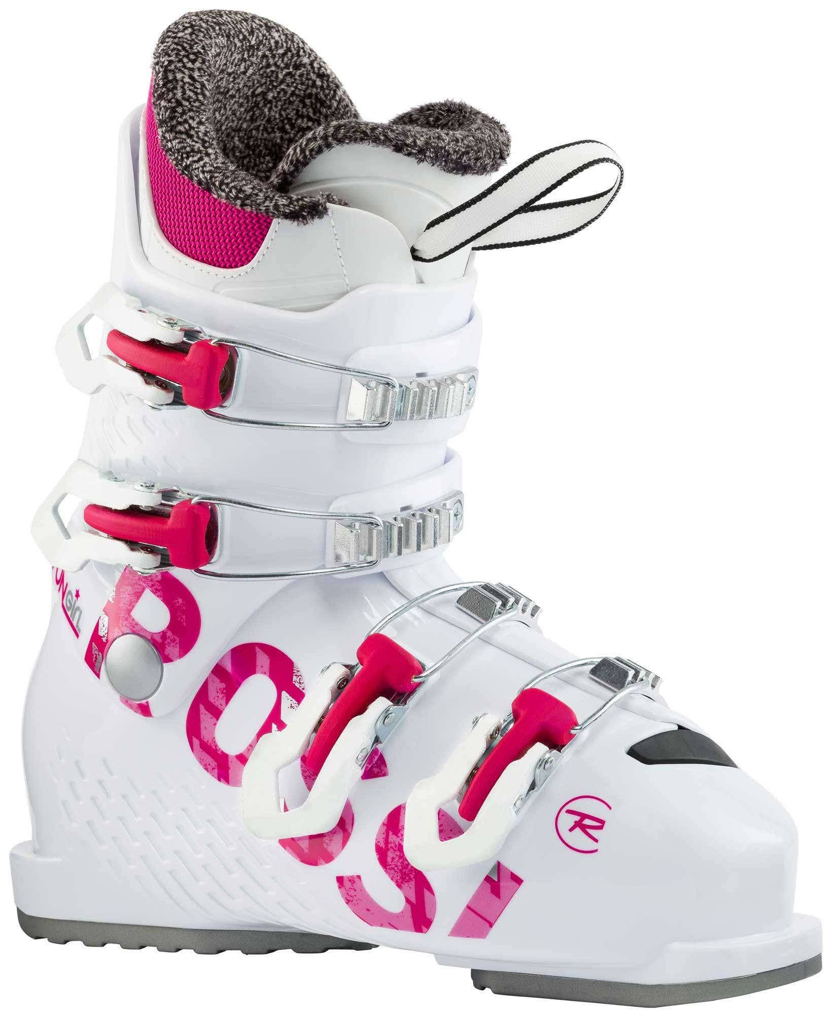 Rossignol Fun Girl 4 Alpine Ski Boots Junior White 23.5