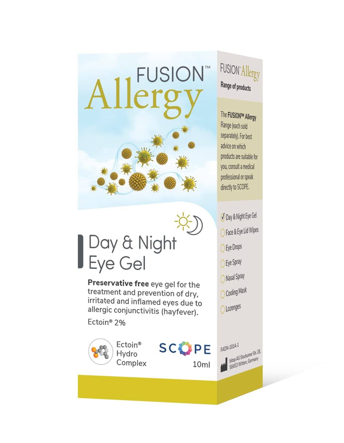 FUSION Allergy Day & Night Eye Gel - 10ml