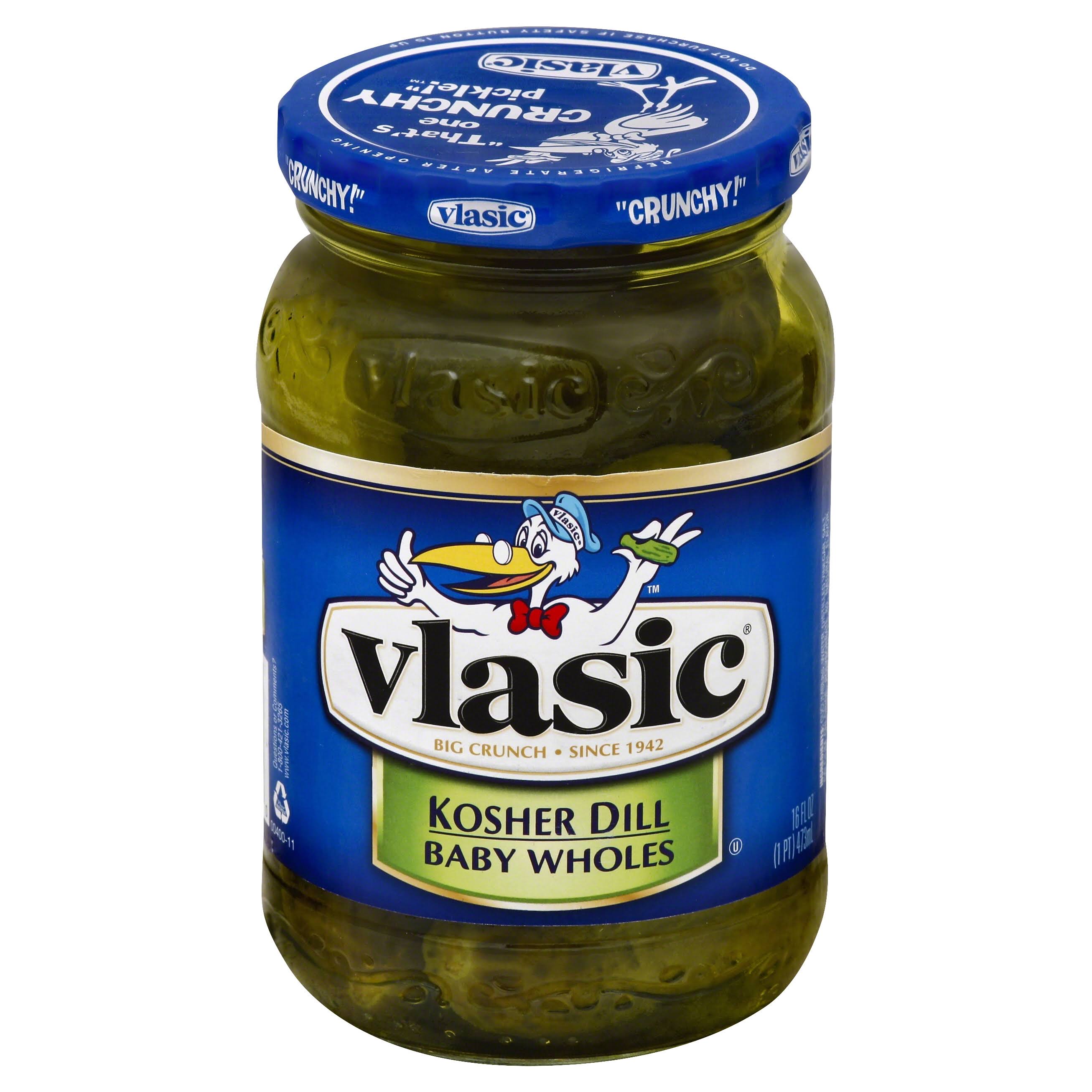 Vlasic Kosher Dill Baby Wholes Pickles - 16oz
