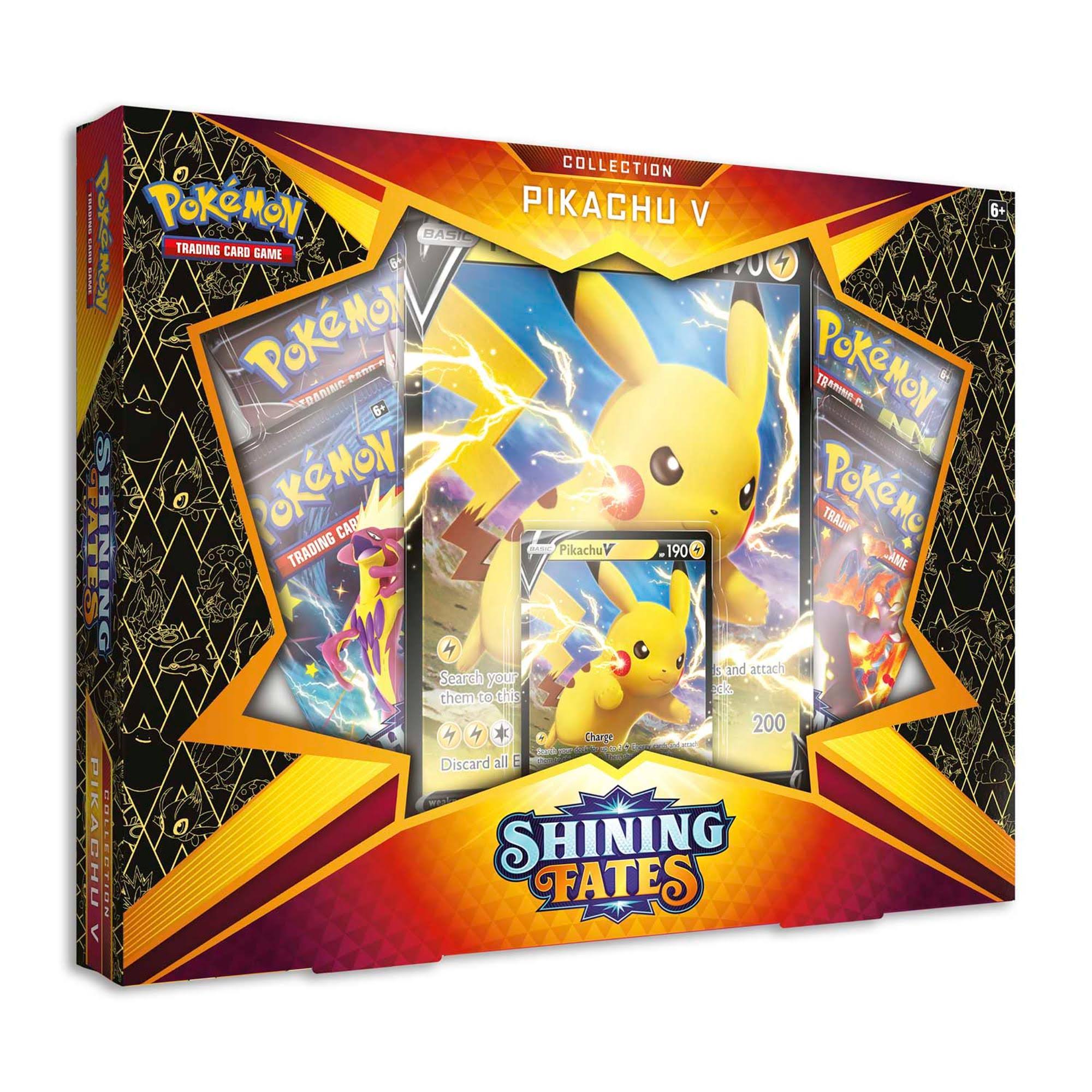 Pokemon Shining Fates: Pikachu V Collection Box