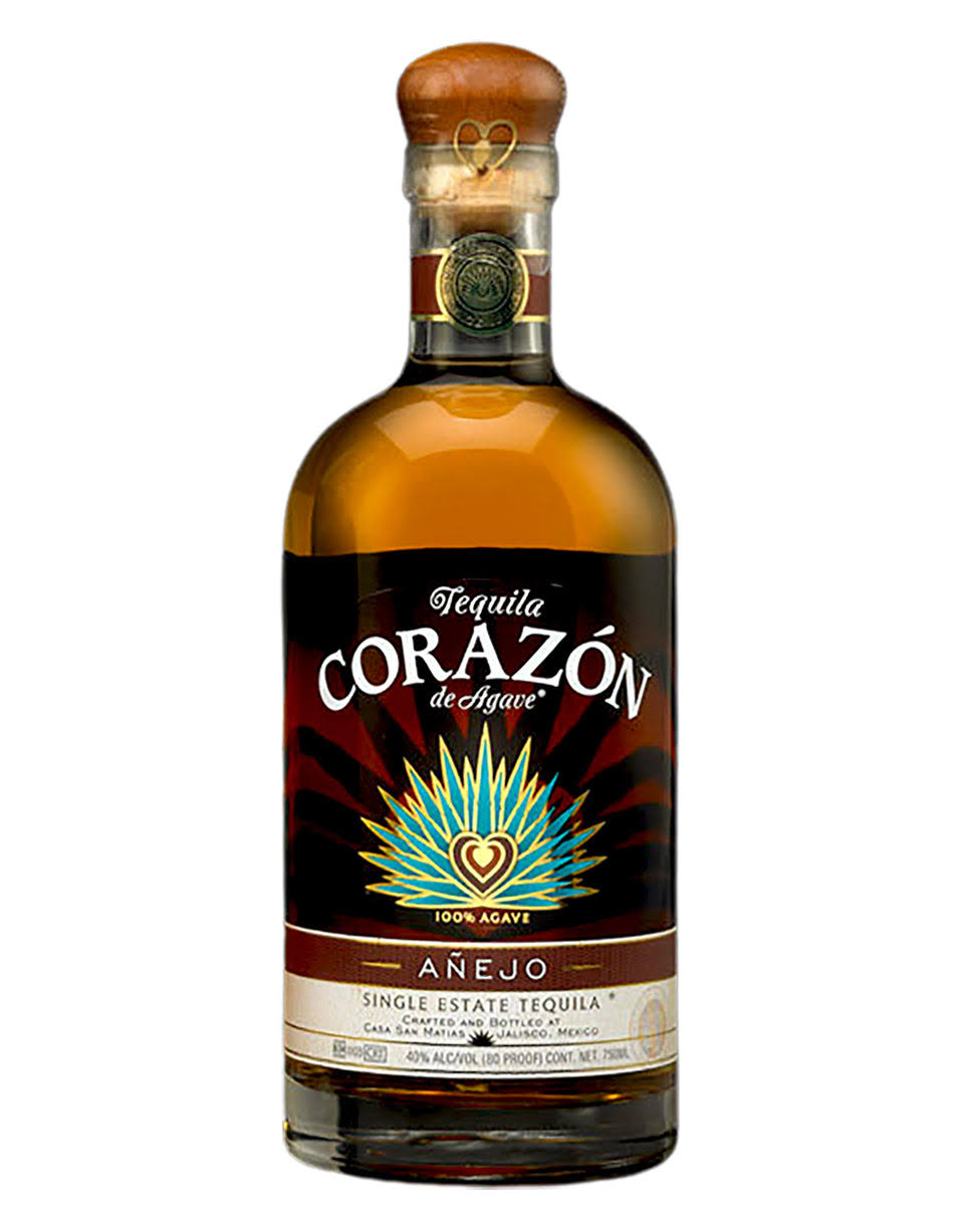 Corazon De Agave Anejo Tequila - 750ml