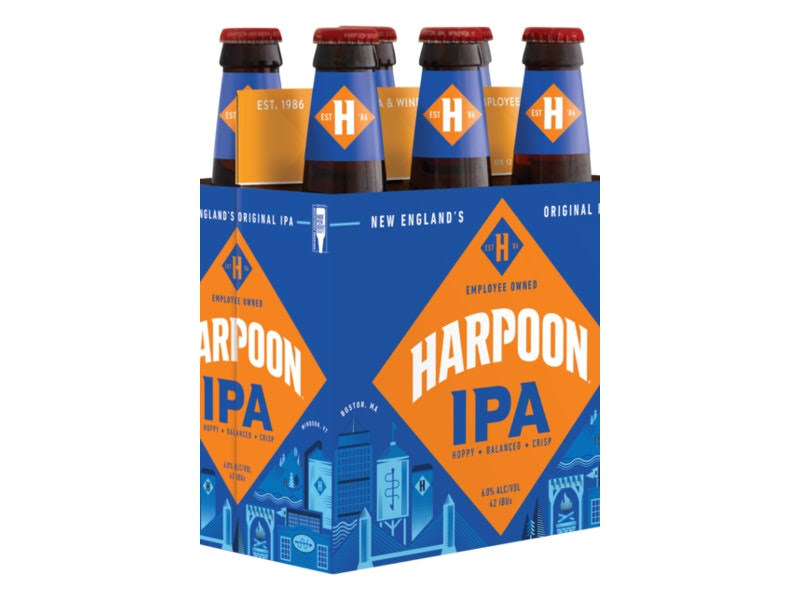 Harpoon India Pale Ale, Hoppy Floral Crisp - 12 fl oz