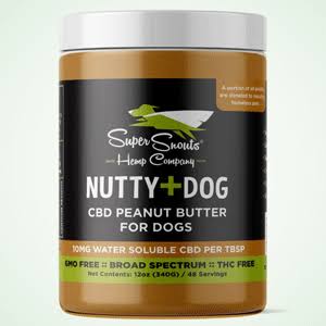 Super Snouts Nutty Dog Peanut Butter Flavored Alternative Supplement for Dogs, 12-oz
