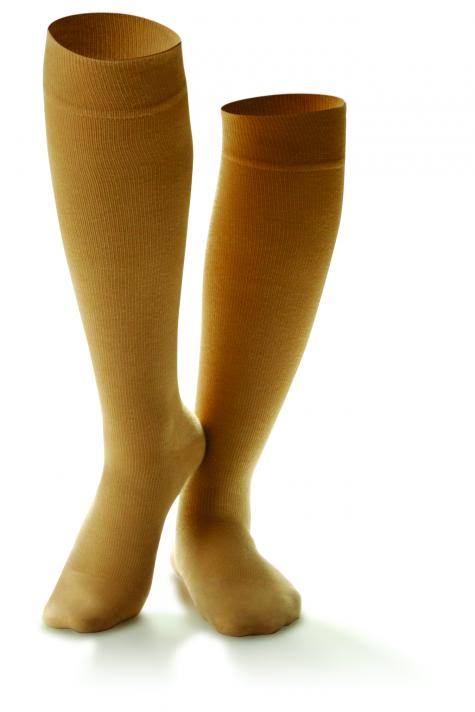 Dr. Comfort Women's Cotton Casual 15-20 Knee High Compression Socks White Large