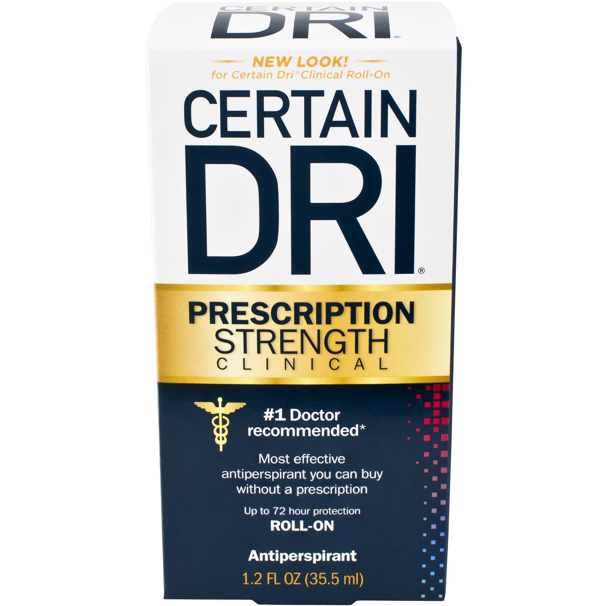 Certain Dri Prescription Strength Clinical Antiperspirant Roll-On - 1.2oz
