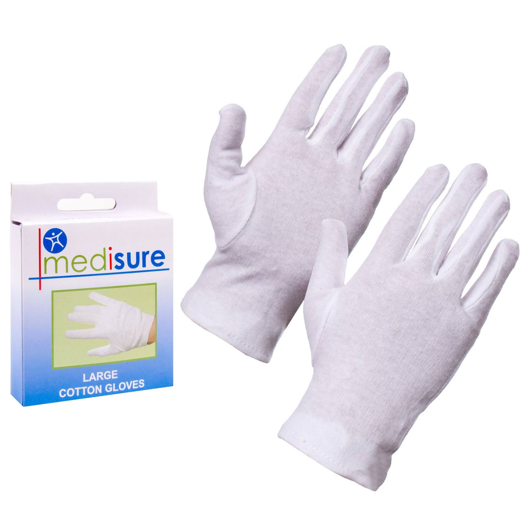 Medisure Cotton Gloves Large