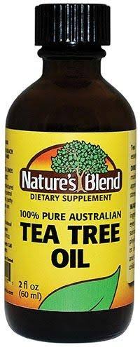 Nature's Blend 100% Australian Tea Tree Oil, 2oz Each (Pack of 2)