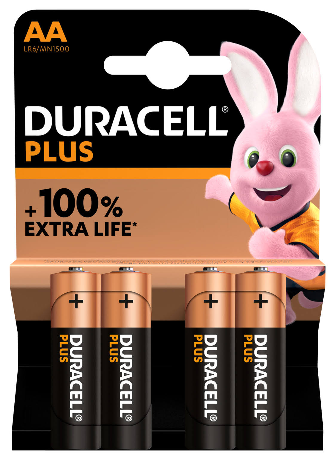 Duracell AA Plus Batteries (Pack of 4)