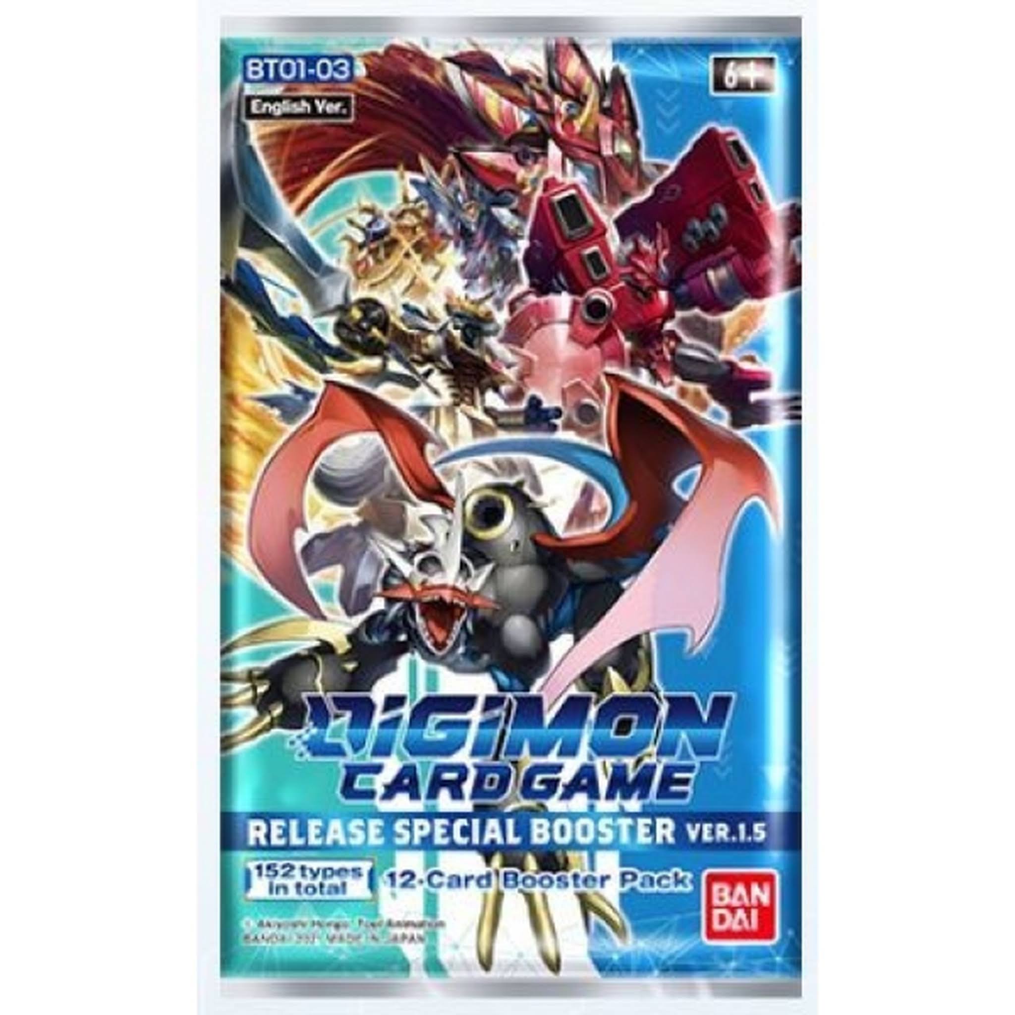 Digimon Card Game - Ver.1.5 BT01-03 - Release Special Booster Pack
