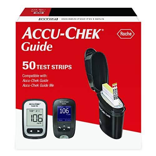 Accu-Chek Guide Glucose Blood Test Strips - 50ct