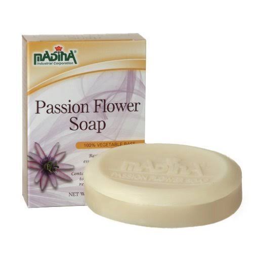 Passion Flower Soap Bar by Madina 3.5 oz (2 bars)... Amtc
