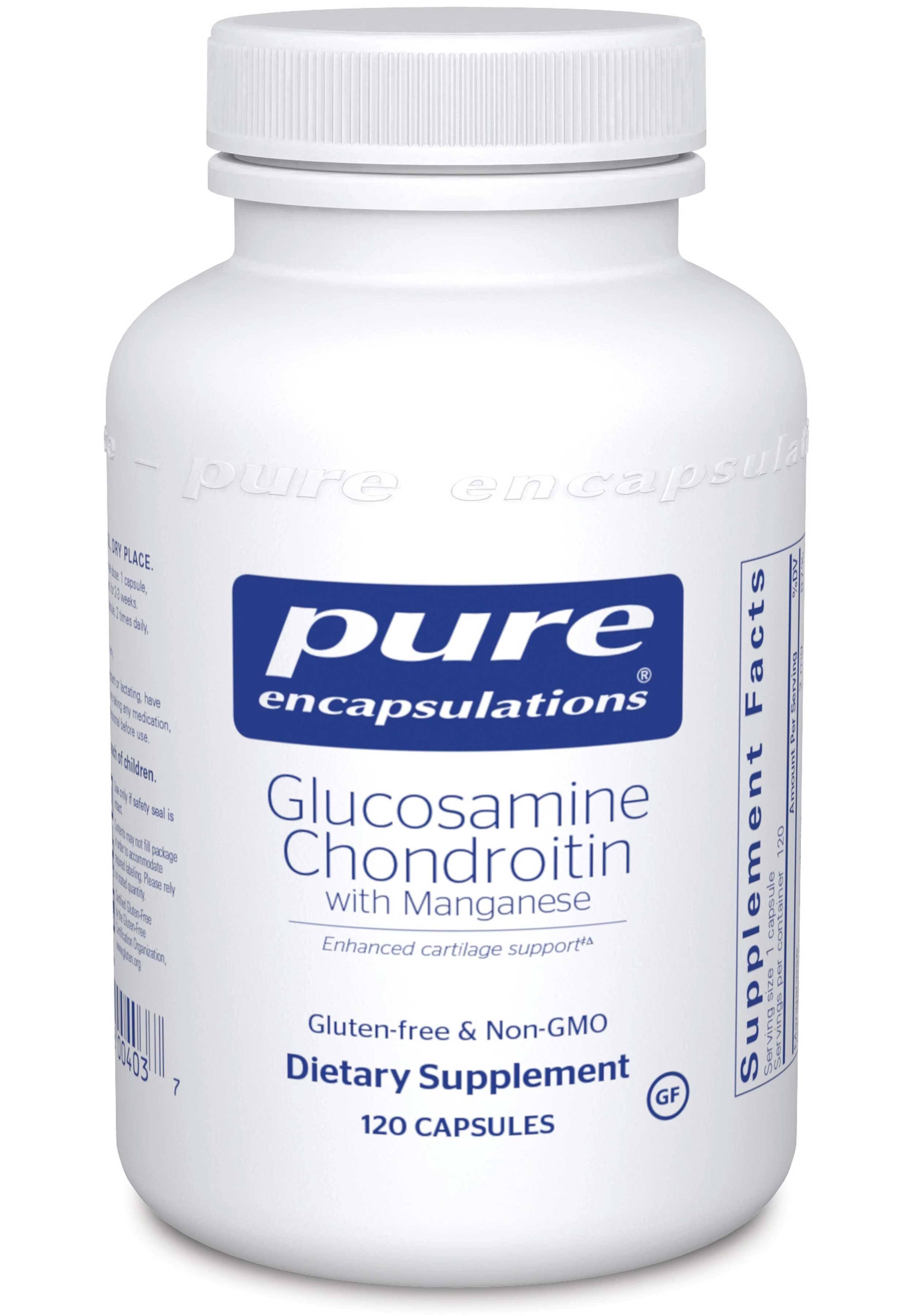 Pure Encapsulations Glucosamine Chondroitin With Manganese, 360 Capsules