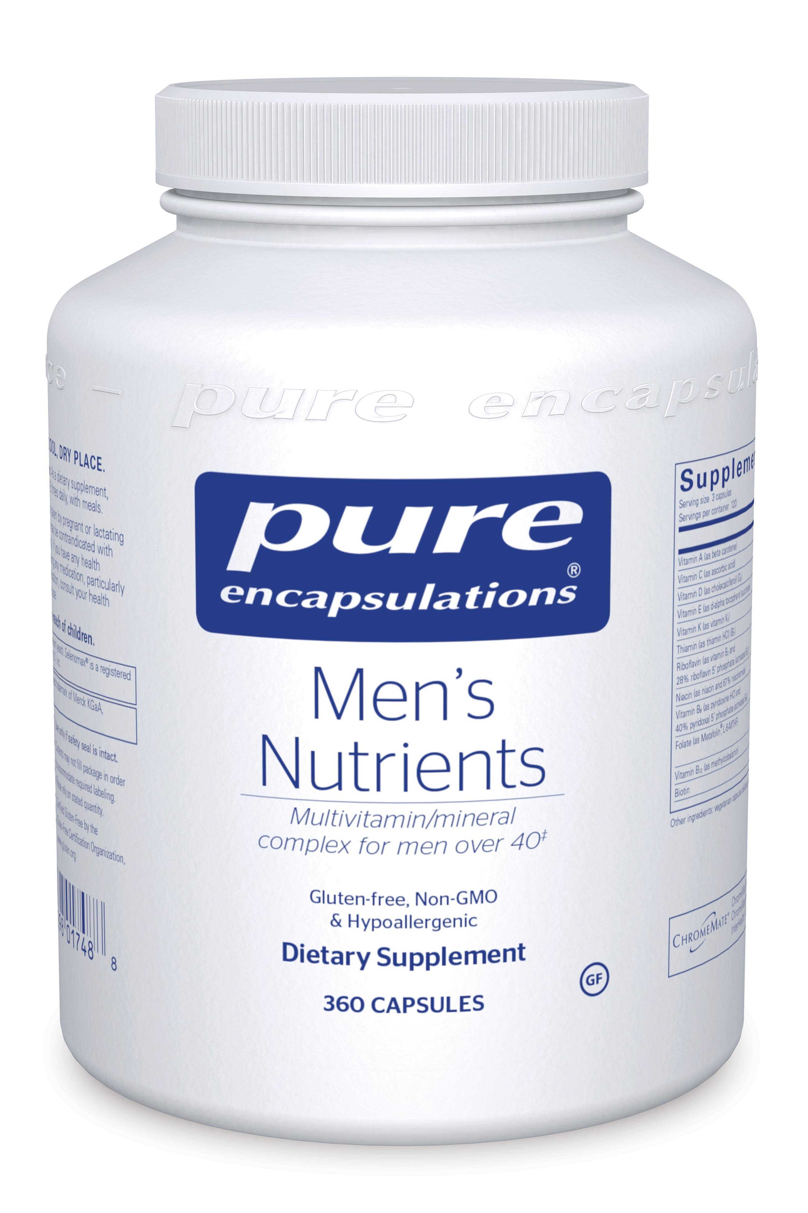 Pure Encapsulations Men's Nutrients Supplement - 180 Capsules